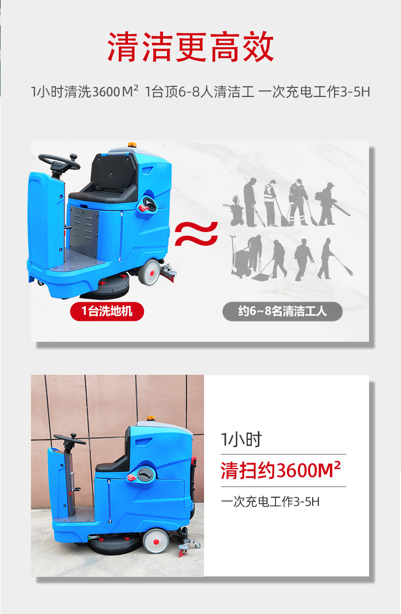 宣城驾驶式洗地机更适合用在高铁站